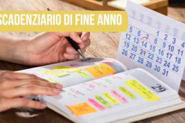 Tutte le scadenze di fine anno