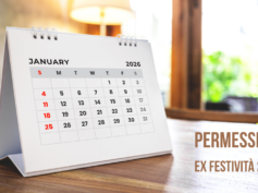 Le ex festività per il 2026