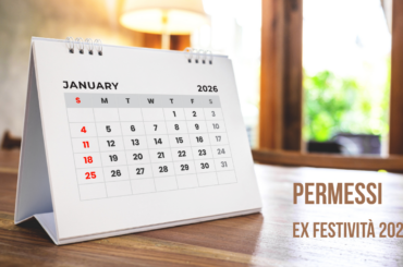 Le ex festività per il 2026