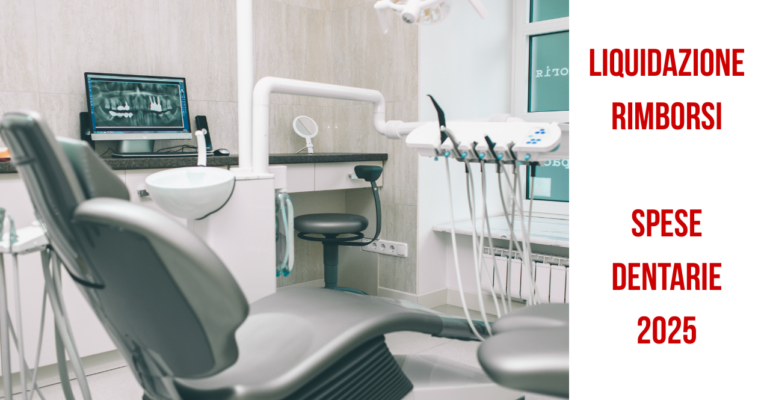 Polizza sanitaria: in liquidazione i rimborsi per le spese dentarie, slitta l’addebito per i familiari non a carico