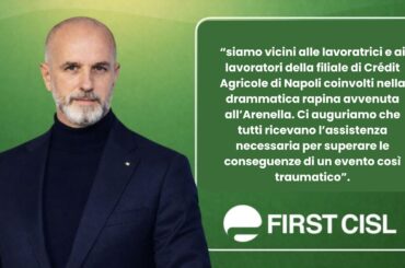 Rapina a Napoli: la solidarietà del segretario generale Riccardo Colombani