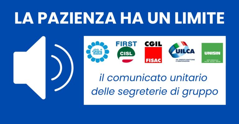 Crédit Agricole, la pazienza ha un limite: il comunicato unitario