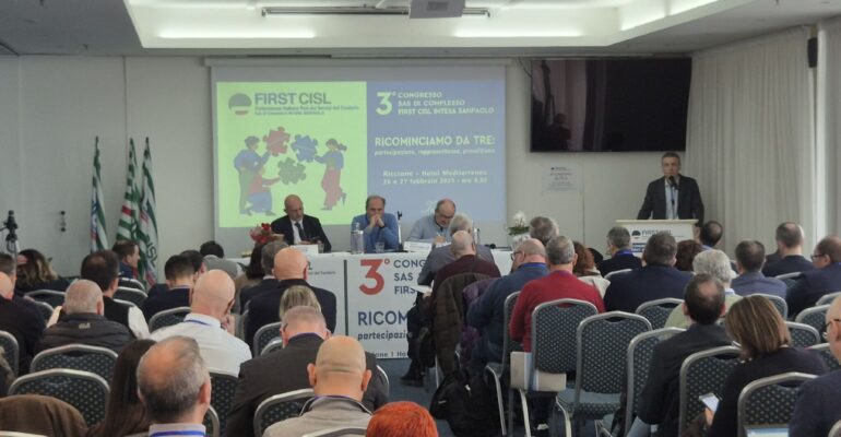 Al congresso First Cisl ISP si parla di partecipazione, rappresentanza ed intelligenza artificiale