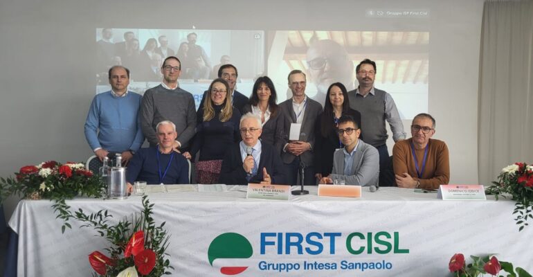 Il congresso First Cisl di Gruppo Intesa Sanpaolo conferma Fedele Trotta come segretario responsabile