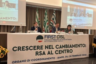 L’organo di coordinamento First Cisl ISP dibatte su Global advisor, RLS e rinnovo del contratto nazionale