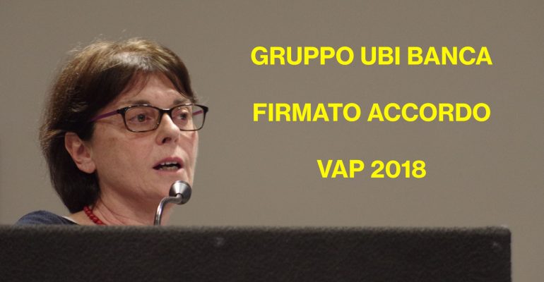 Gruppo Ubi Banca: firmato accordo Vap 2018