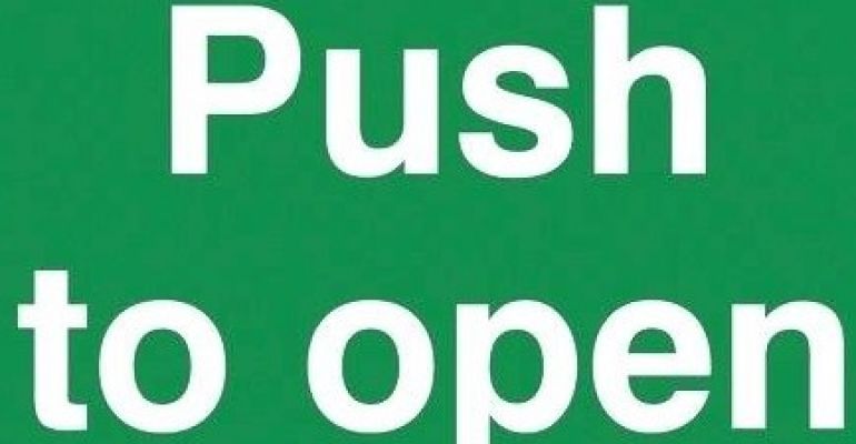 Al via PUSH TO OPEN 2018