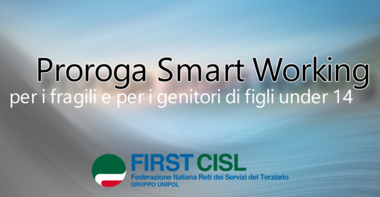 Proroga smart working per i fragili e per i genitori con figli under 14