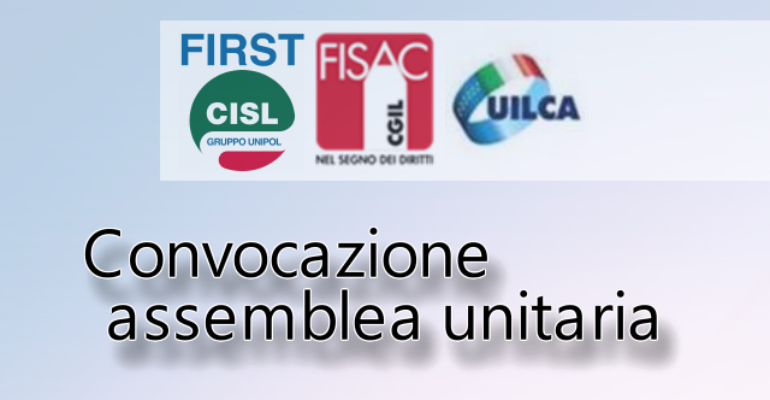 Convocazione assemblea assicurativi del Gruppo Unipol