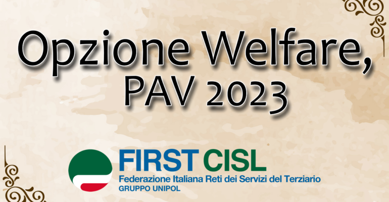 Opzione welfare, Pav 2023