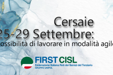 Cersaie 25-29 settembre: possibilità di lavorare in modalità agile