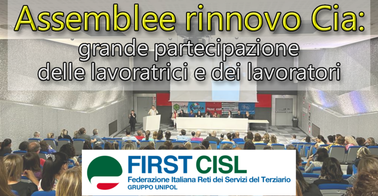Assemblee Rinnovo Cia: grande partecipazione delle lavoratrici e dei lavoratori