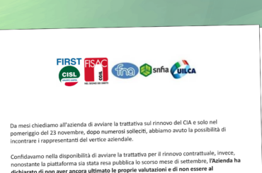 Il senso di appartenenza si costruisce attraverso il giusto riconoscimento del lavoro di tutte le lavoratrici e lavoratori del Gruppo
