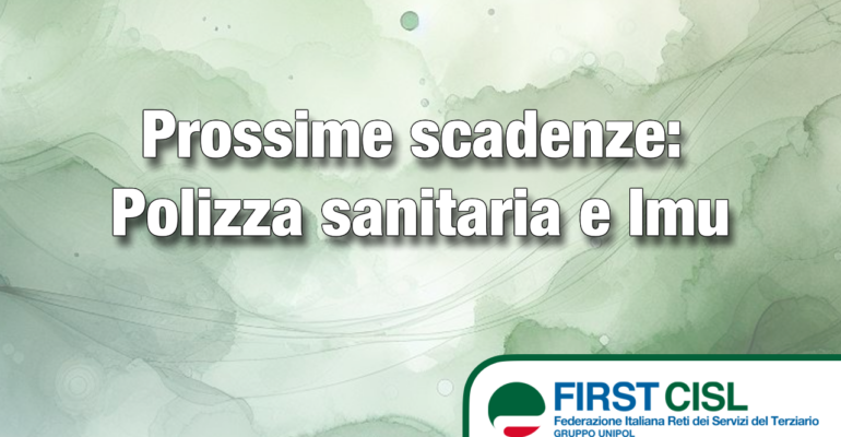 Scadenza annuale Polizza sanitaria e scadenza Imu