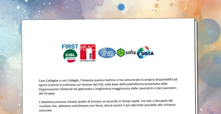 La trattativa sta per partire