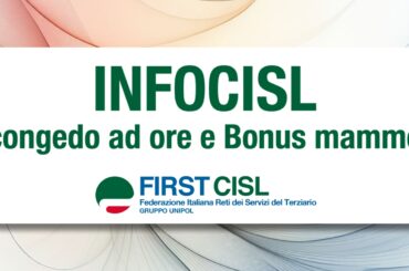 INFOCISL: congedo ad ore e Bonus mamme