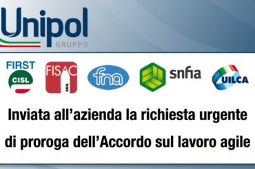 Inviata all’azienda la richiesta urgente di proroga dell’Accordo sul lavoro agile