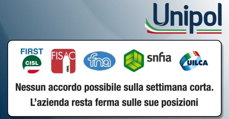 Nessun accordo possibile sulla settimana corta. L’azienda resta ferma sulle sue posizioni