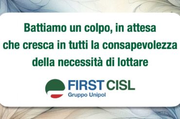 Battiamo un colpo, in attesa che cresca in tutti la consapevolezza della necessità di lottare