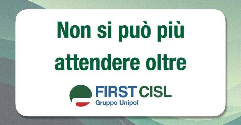 Non si può più attendere oltre