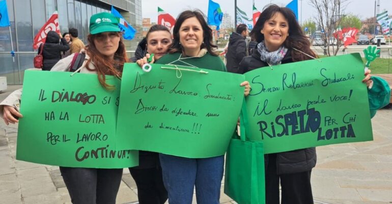 Mobilitazione nelle principali piazze del Gruppo Unipol: lavoratori e sindacati chiedono un confronto serio