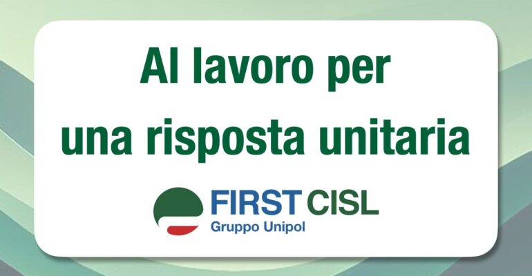 Al lavoro per una risposta unitaria