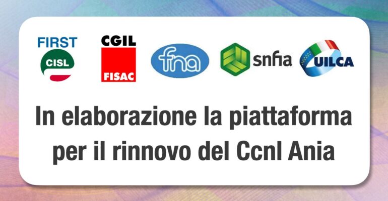 Assicurativi, in elaborazione la piattaforma per il rinnovo del contratto nazionale Ania