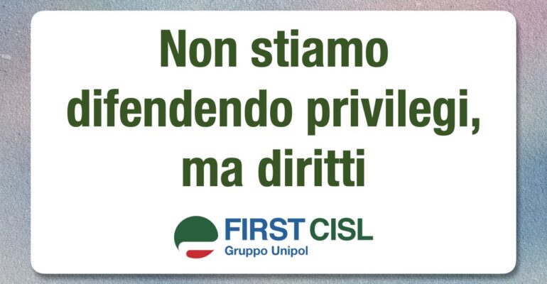 Non stiamo difendendo privilegi ma diritti
