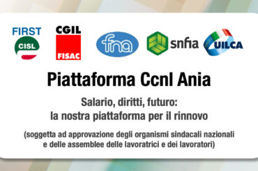 Piattaforma per il rinnovo del Ccnl Ania