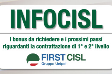 Infocisl: i bonus da richiedere e i prossimi passi riguardanti la contrattazione di primo e secondo livello
