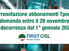 Prenotazione abbonamenti Tper: domanda entro il 28 novembre e decorrenza dal 1° gennaio 2026