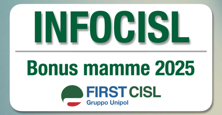 InfoCisl: Bonus mamme 2025