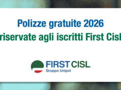 Polizze gratuite 2026 riservate agli iscritti First Cisl