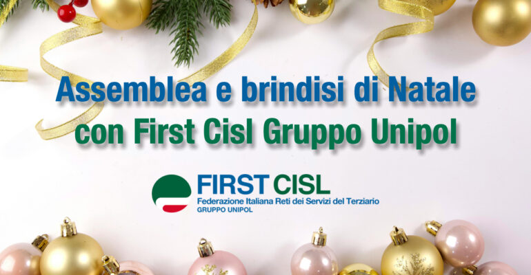 Assemblea e brindisi di Natale con First Cisl Gruppo Unipol