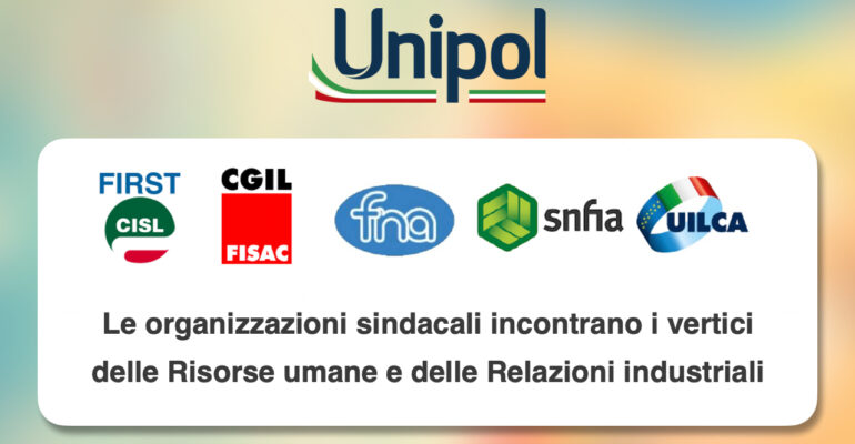 Le organizzazioni sindacali incontrano i vertici delle Risorse umane e delle Relazioni industriali