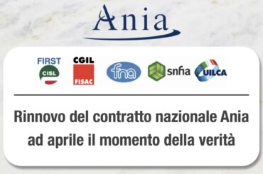 Rinnovo contratto nazionale Ania, ad aprile il momento della verità