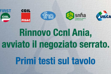 Rinnovo Ccnl Ania, avviato il negoziato serrato. Primi testi sul tavolo