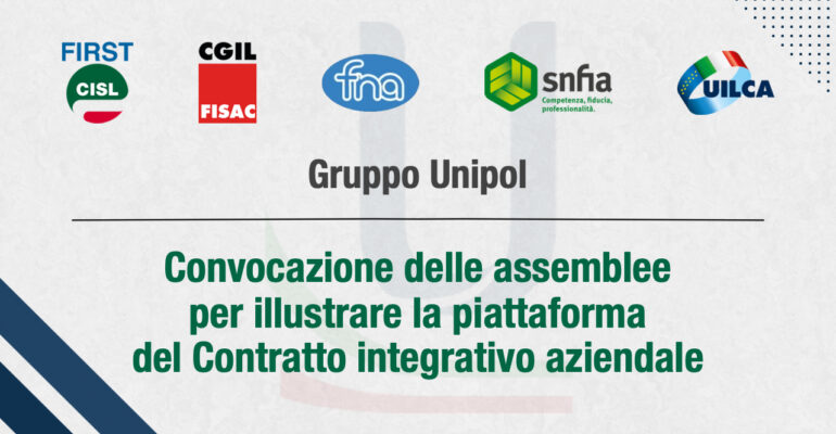 Convocazione delle assemblee per illustrare la piattaforma del Contratto integrativo aziendale