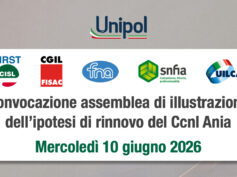 Convocazione dell’assemblea per l’illustrazione dell’ipotesi di rinnovo del Contratto collettivo nazionale di lavoro Ania