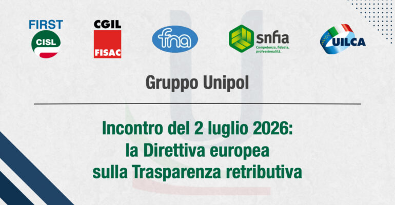 Incontro sulla Direttiva europea sulla Trasparenza retributiva del 2 luglio 2026