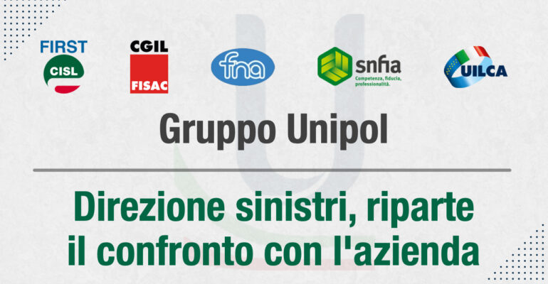 Direzione sinistri, riparte il confronto con l’azienda