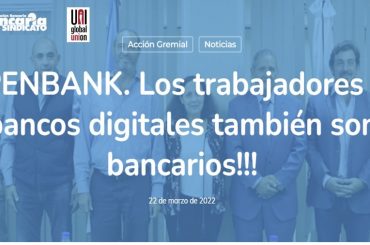 Settore Fintech Argentina, contratto dei bancari ai lavoratori Openbank