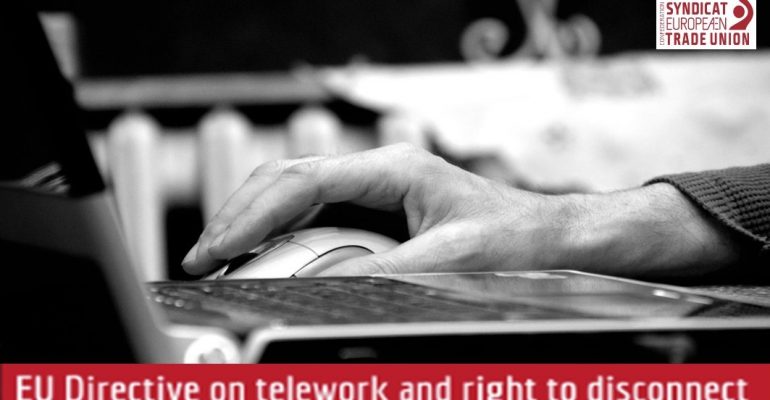 Telelavoro e diritto alla disconnessione, storico accordo tra sindacati e datori di lavoro europei