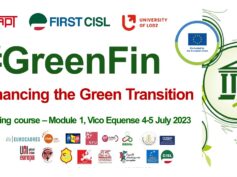 Banche e transizione verde, il 4 e 5 luglio sindacalisti europei in aula