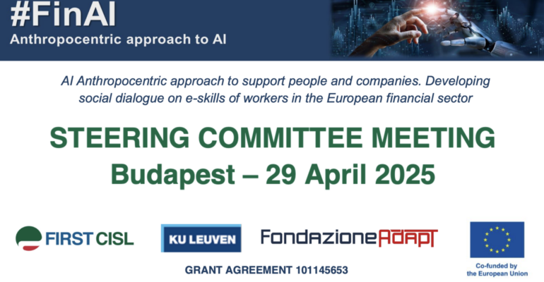 #FinAI, focus su formazione e ricerca per la transizione digitale nel settore finanziario. First Cisl ne discute a Budapest
