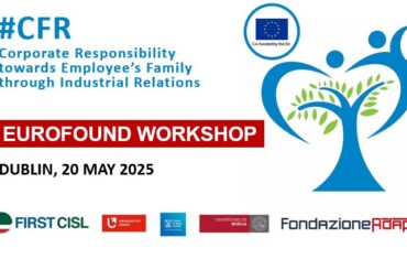 Lavoro, famiglia e dialogo sociale: First Cisl ne discute a Dublino nell’ambito del progetto europeo #Cfr