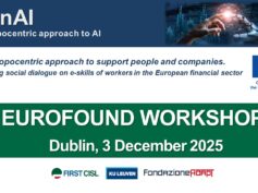 Come cambia il lavoro bancario con l’IA? Il workshop europeo First Cisl a Dublino