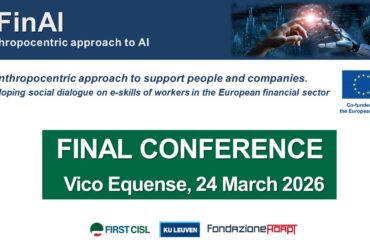 Il futuro del lavoro nell’era dell’intelligenza artificiale, la conferenza finale del progetto #FinAI