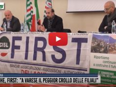 2° Congresso First Cisl dei Laghi. Colombani, banche e mobilitazione risparmio privato centrali per far ripartire il Paese