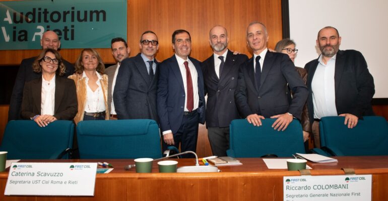 First Cisl Lazio e Roma Rieti: una sola squadra per governare il cambiamento